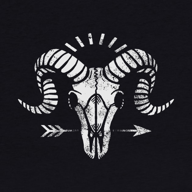 Goat Skull by Deniart